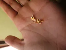 Canner-pendientes tipo botón de plata fina S925 para mujer, aretes de serpiente de forma pequeña, regalo diario, joyería fina