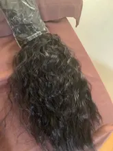 Vigorous-extensiones de cabello sintético con pinza, cabello sintético con cola de caballo ondulada, color marrón degradado