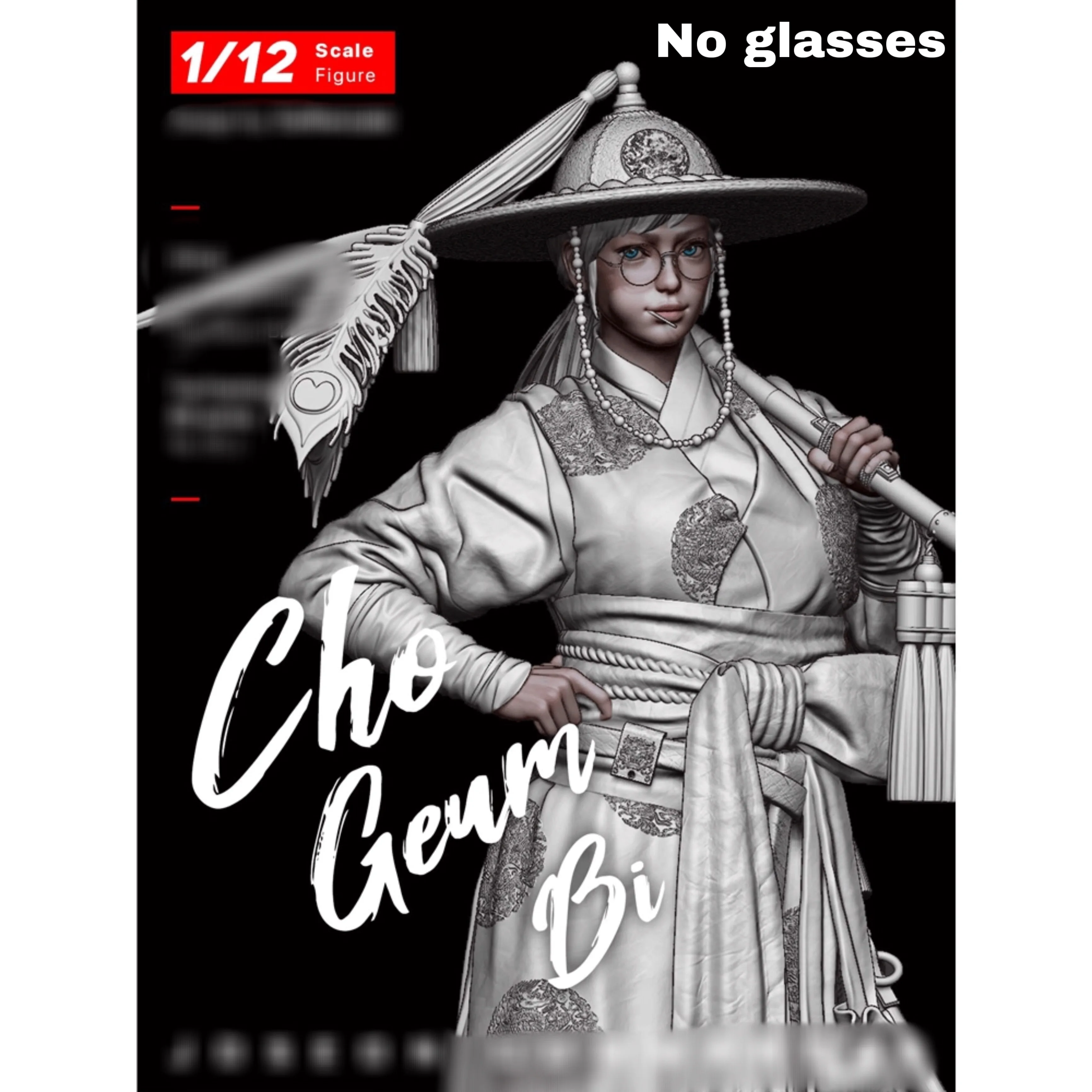1/12  Resin Model Figure GKï¼ŒNo glasses , Unassembled and unpainted kit