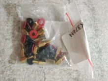 Silver Riser Screws Computer Golden 10pcs Red Washers 6-32-M3 High-Quality