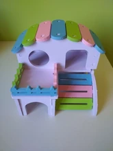 Sleeping-House Hamster Nest Animal-Supplies Small Luxury Home Cage Pet Wooden Hideout