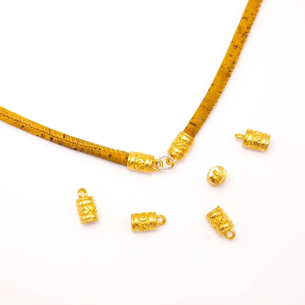 20 Units For 5mm leather clasp for round antique Gold snap jewelry finding D-6-237 | Украшения и аксессуары