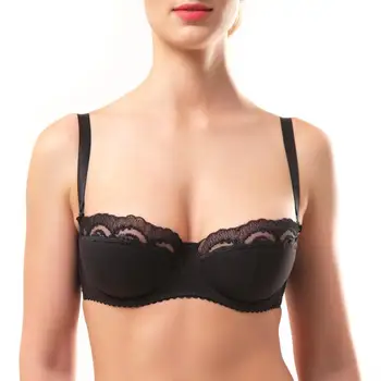 

ARDI Woman's Wireless Comfort Bra with Soft Cup Large Size Plus Cotton Black R2716-18