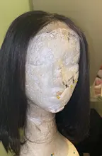 Pelucas de cabello humano corto recto peluca Frontal de encaje 360 pelucas frontales de encaje Bob recto pelucas frontales de encaje ISEE cabello malasio pelucas de cabello humano