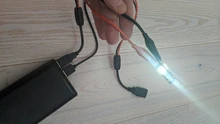 Detector Power-Meter Usb-Tester Usb-Alligator-Clips Crocodile-Wire Ammeter-Capacity 1pair