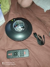 Bluetooth Projector Light-Decor Night-Light Starry Sound-Activated Water Wave Music Usb Led