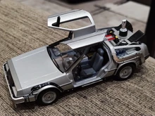 Car Welly Alloy-Model Metal-Toy Gift-Collection Back-To-The-Future-Time-Machine Delorean