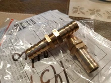 Hose Barb Coupler-Connector-Adapter Pipe-Fitting 16mm Bulkhead Brass Copper 12-14 10