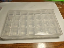 Caja de joyería de plástico de varios compartimentos y de 9 tamaños, para guardar joyas, ordenar abalorios y cuentas, caja ajustable