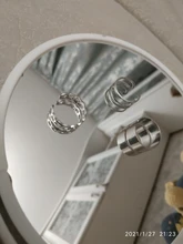 Conjunto de anillos circulares Punk para mujer, Hiphop/Rock, accesorios de dedo con índice de apertura, hebilla, anillo de cola de junta, joyería