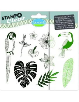 

SET SILICONE STAMPS JUNGLE