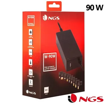 

Cargador Red Universal Orden. Portátiles 90w NGS Evolution Automático (9 conect)