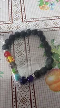 Pulsera de Yoga de 7 Chakras, cuentas sanadoras equilibrio, energía de la vida, brazalete PIEDRA Natural