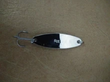 Sequins Spoon Lure Fishing-Hook Pike Hard Baits Bass with Treble 1pcs 3g/60g-Sliver