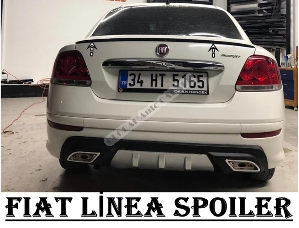 Спойлер для FIAT LINEA 2007-2021 автомобильный аксессуар универсальные спойлеры