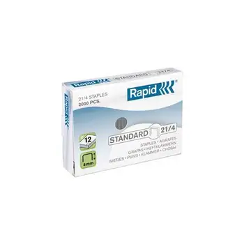 

Pack of 10 pieces-box by 2000 points rapid 21/4 (6/4) zincatiRAPID4.37