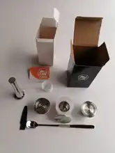 ICafilas-cápsulas reutilizables de café rellenables, compatibles con Nespresso, Inissia, capsula, nespresso, reutilizable