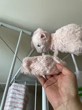 Animales de peluche suaves para niños, conejo de orejas largas para dormir, juguete de peluche de dibujos animados, regalo de cumpleaños