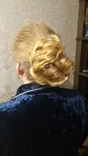 HUAYA-peluca sintético de cabello rizado, postizo de pelo Natural resistente al calor