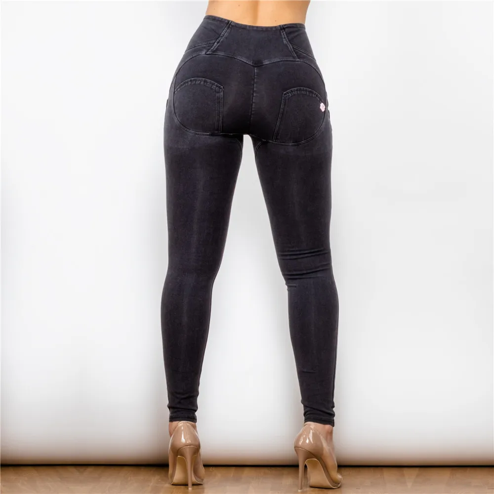 Shascullfites Gym And Shaping Jeans High Rise Stretch Skinny Training Tights With Stretch Waist Womens Zippe