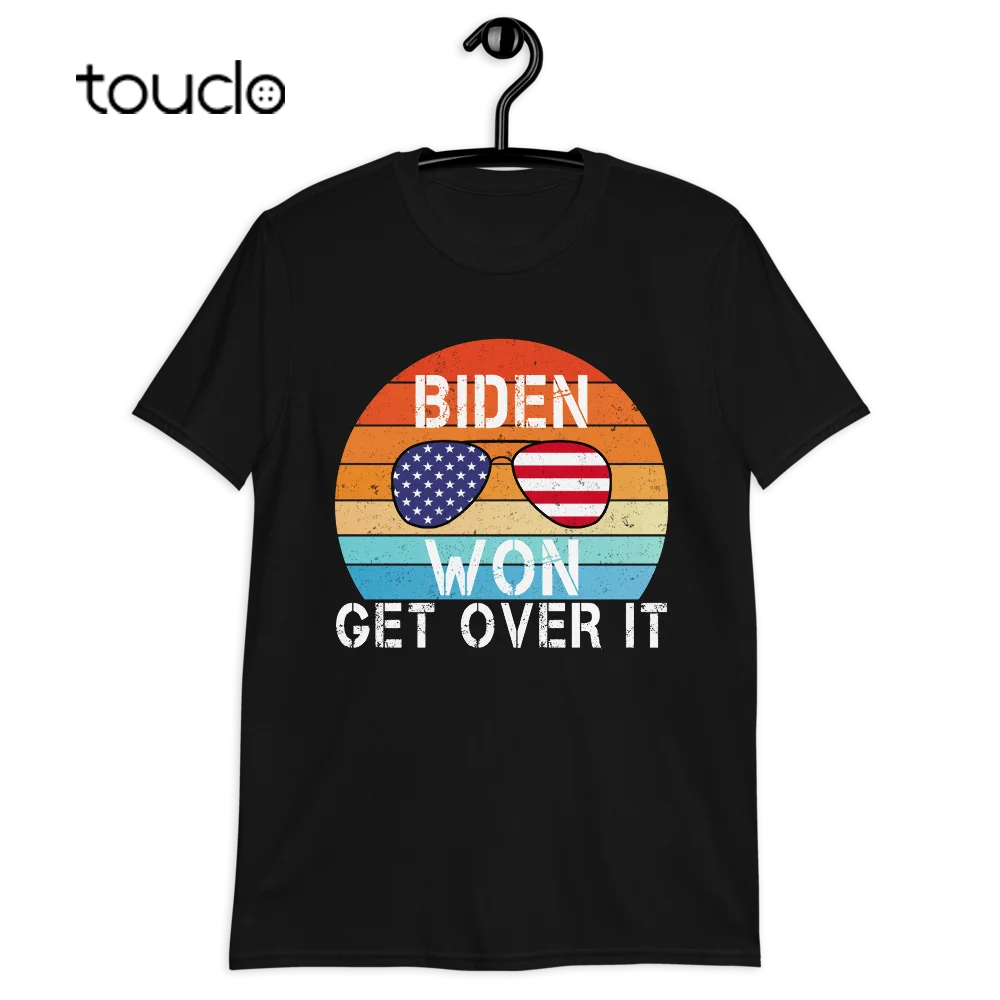 

Biden Харрис 2020 Винтажная Футболка Джо вон получить над ним новый Biden является моим президентом