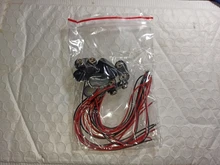 10 Uds 6F22 adaptador de batería de 9V Snap clip conector cables titular DC 5,5*2,1 jack de cable de alimentación para Arduino Jack DIY