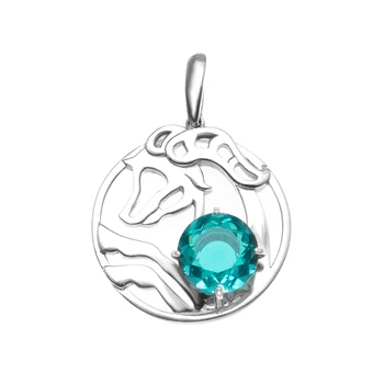 

Silver Pendant with alpanite