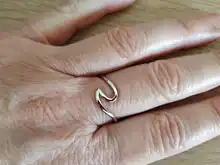 LicLiz-anillo ondulado de Plata de Ley 925 Para Mujer, accesorios de joyería de boda Para fiesta, Plata 925, LR0758