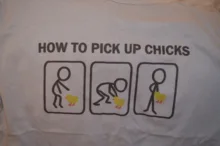 Graphic T-Shirt Tee Weekend Harajuku Oversized Funny Chicks Print Summer O-Neck How-To-Pick-Up