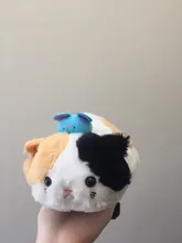Estuche de lápices kawaii para niñas, estuche escolar de felpa con diseño de gato, de lona, estuche escolar para lápices