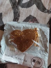 ZOSHI-Llavero borla cuero con forma de corazón, llavero con anilla para llaves, llavero de cristal de Metal, bolso con abalorio, colgante automático, regalo, precio al por mayor