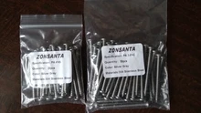 ZONSANTA-tornillo de rosca de acero inoxidable, M1.4, M1.7, M2, 2, M2.6, M3, M3.5, M4, M5, M6, pequeño, 304