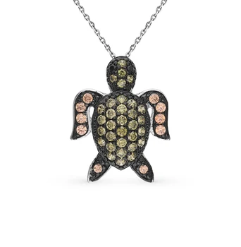 

Silver Pendant with cubic zirconia sunlight sample 925