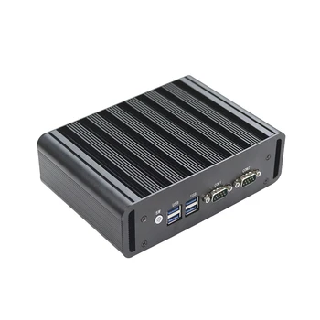 

Small size industrial computer dual lan Intel Mini PC with 2 com port factory shop