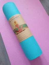 Esterilla de Yoga de TPE con línea de posición, almohadilla de ejercicio deportiva de doble capa antideslizante de 6mm para principiantes, gimnasio en casa, Fitness, gimnasia, Pilates