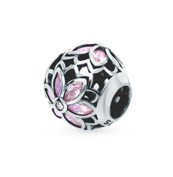 

Silver Pendant-charm with cubic zirconia sunlight sample 925