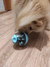 Food-Dispensing-Toy Chew-Ball Rubber Interactive-Dog-Toy Large Dog Bouncy IQ for Medium