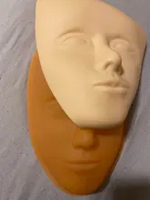 Cabeza de entrenamiento de tatuaje Facial 5D, maniquí de silicona para práctica de maquillaje permanente, tatuaje para labios y cejas, cabeza de muñeca para la piel