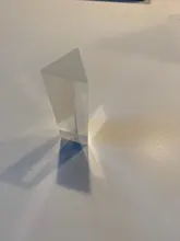 Prisma Triangular BK7 para enseñanza física, prismas de vidrio óptico de 25x25x80mm, luz refractada de espectro arcoíris para niños y estudiantes