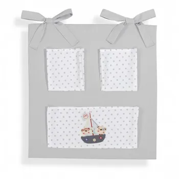 

INTERBABY-Pocket Model 91908 Pirate Gray 60x65 cm