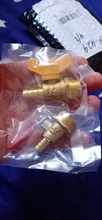 12mm Hose Barb x 1/2 BSP Male Thread Two Way Brass Ball Valve For Oil Water Air