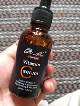 Suero Facial de vitamina C de larga duración, hidratante, mejora la rugosidad, alivia las manchas, esencia para el rostro con ácido hialurónico, 30ml