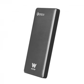 

Woxter Power Bank QC 10500 Black - Batería Portátil con conexión Qualcom QuickCharge 3.0, 2 USB, 10.500 mAh, Teléfonos Tablets