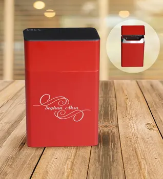 

Personalized Is Red Metal Cigarette case-3
