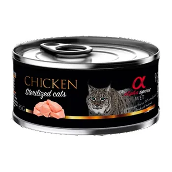 

ALPHA TIN CAT STERILE. CHICKEN 18X85GR