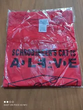 Camiseta de algodón para hombre, camisa de manga corta con estampado de gato Schrodinger, informal, The Big Bang Theory, Verano 2017, #247