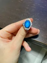 Vintage Color Retro cambio anillo Oval emoción sentimiento cambiante anillo de Control de temperatura de Color anillos para las mujeres