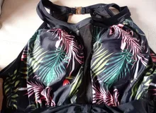 Swimwear Women Monokini Bathing-Suit Tank Potos Girls Plus-Size Heart Sexy Badpak