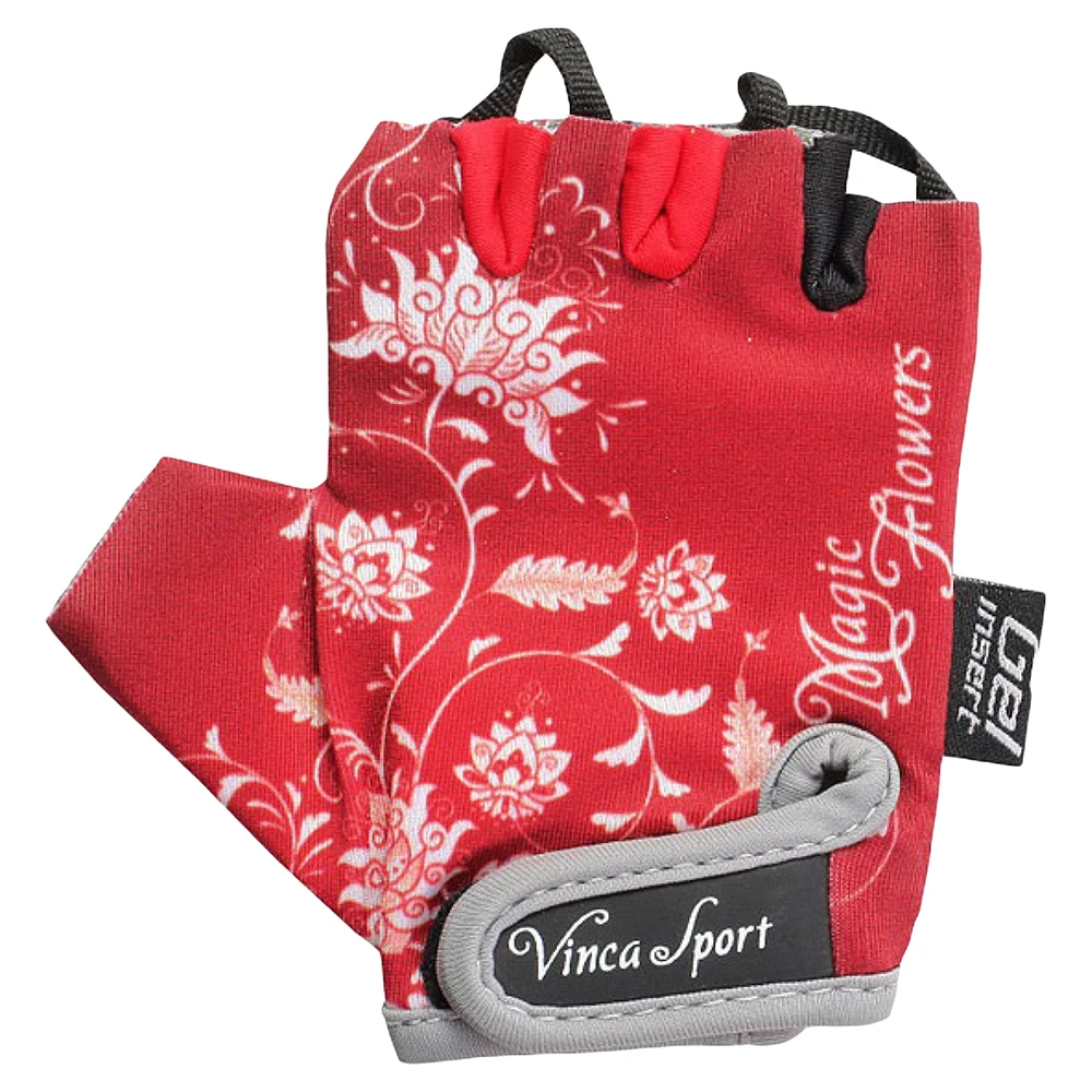 Велоперчатки детские Vinca Sport VG959 Magic flowers 3XS