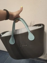 Asas largas de cuero sintético para mujer, Mini bolso clásico de EVA, 1 par